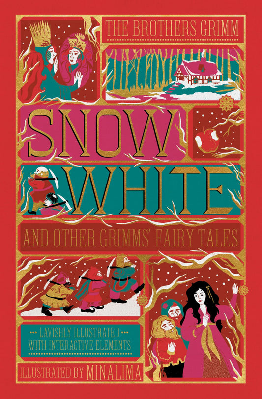 Snow White & Other Grimms' Fairy Tales (MinaLima Edition) Illustrated with Interactive Elements Cover Image