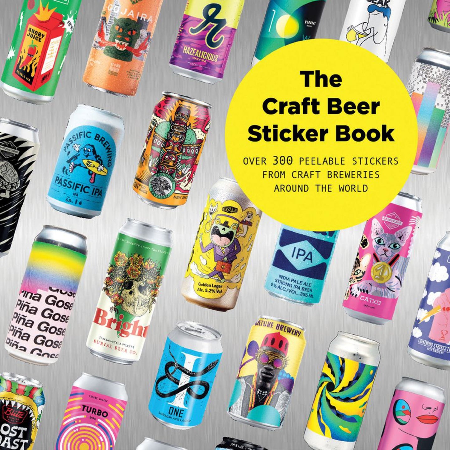 Craft Beer Sticker Book Cover Image
