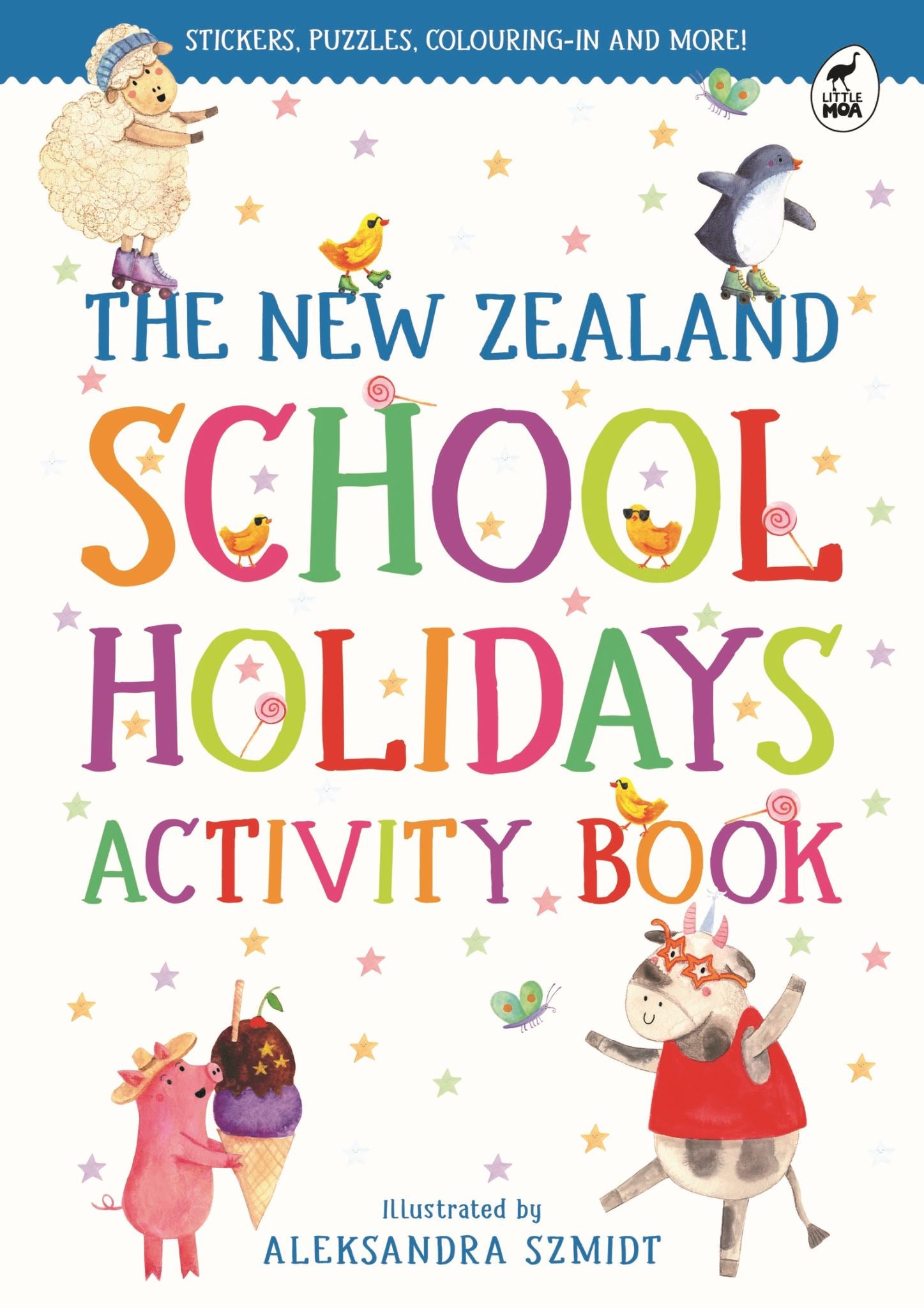NZ School Holidays Activity Book Cover Image