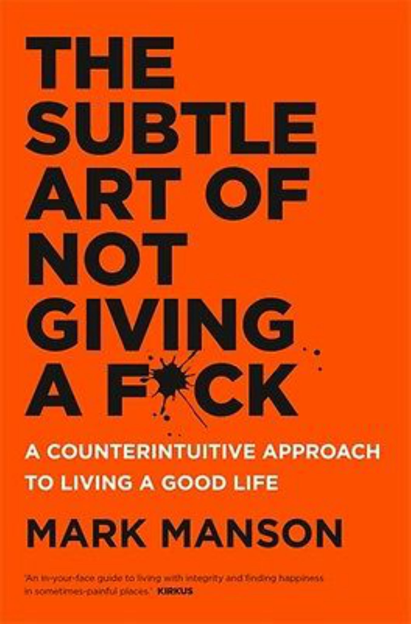 Subtle Art of Not Giving a Fuck Cover Image