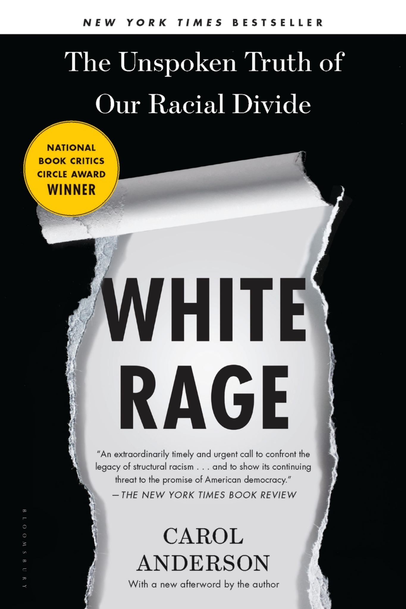 White Rage: the Unspoken Truth of Our Racial Divide Cover Image