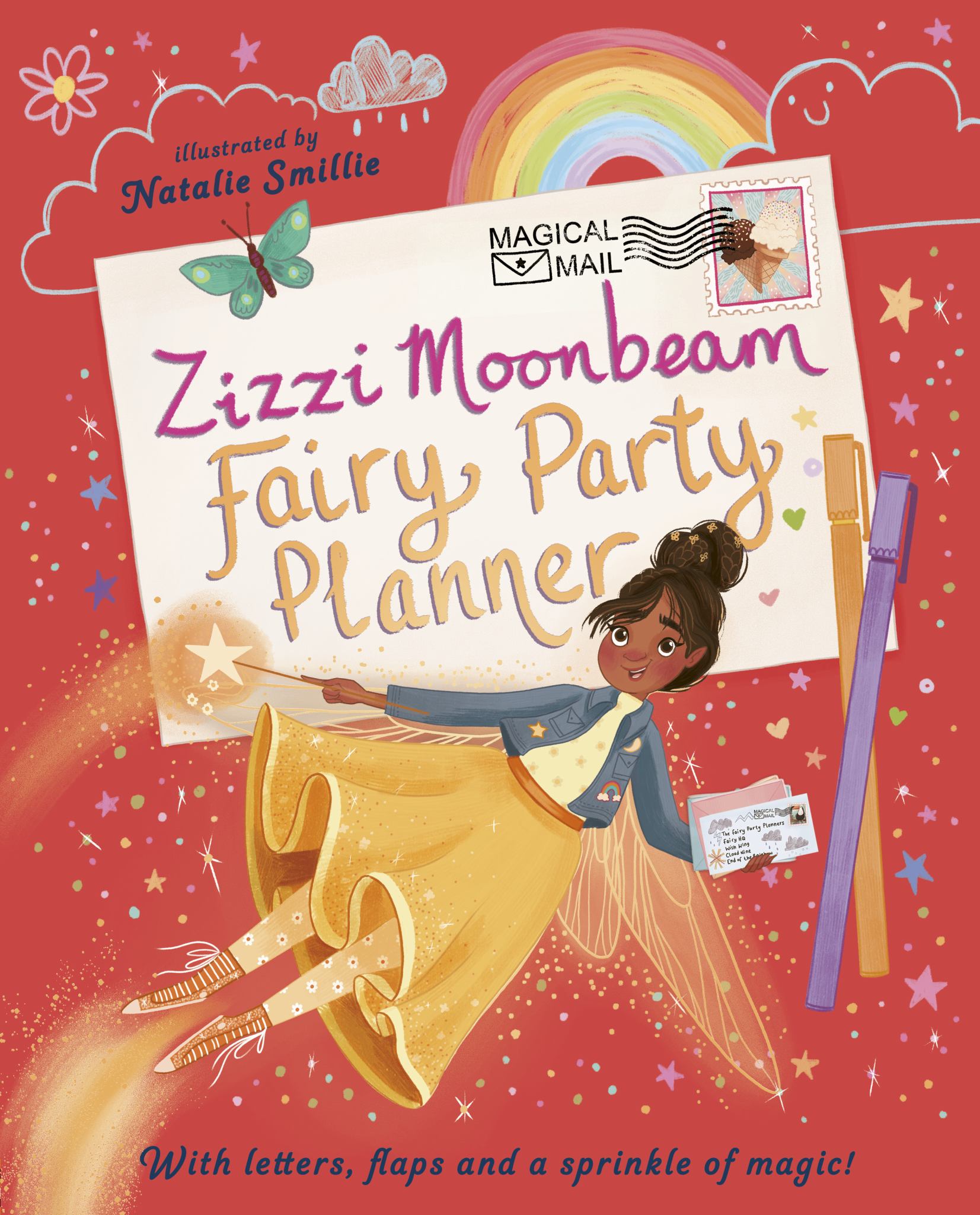 Zizzi Moonbeam: Fairy Party Planner With Letters, Flaps & a Sprinkle of Magic! Cover Image